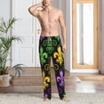 thumbnail image 6 of Lsque Mardi Gras1 Print Men's Pajama Pants, Lounge Pant - Comfortable Home Wear,Elastic Waistband, Stylish Design-X-Large, 6 of 9
