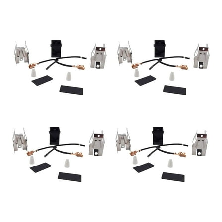 4 Set Burners Receptacle Kits Stove Block Replacement Part Suitable for Oven Models for Improved Cooking Efficiency