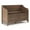 Distressed Gray, variant on Connaught SOLID WOOD 42 inch Wide Traditional Entryway Storage Bench in Distressed Grey