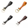 thumbnail image 1 of Car Keychain,PU Leather Car Keychain Key Fob Car Accessories,Universal Car Key Chain Simple Gift Men Women,Keyring Heavy Duty Keyring Car Pendant,Key Chain Holder Father's Salvador Dali Llavero de coche, 1 of 10