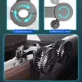 thumbnail image 2 of 12V/24V Auto Headrest Ventilation Fan 360 Degree Rotation Car Neck Cooler Auto Rear Seat Air Fan for Vehicle SUV for Auto Sedan, 2 of 5