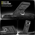 thumbnail image 6 of Allytechgroup Magnetic Case For Google Pixel 9 / 9 Pro with Slide Camera Cover, [1x Screen Protector] 360° Rotated Ring Kickstand Magnetic Car Mount Suppor Shockproof Protective Cover, Blue, 6 of 11
