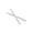 gold, variant on 2pcs Korean Hairpin Simple Cross One Word Clip Rhinestone Bangs  Edge Clip Top Female Hairpin