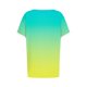 thumbnail image 4 of Blusas para las Mujeres Casual, Rayas Impresas Patchwork Manga Corta Cuello Redondo Top Hecho de 95% Poliéster 5% Spandex para el Verano, Tops Cortos para las Mujeres, 4 of 5