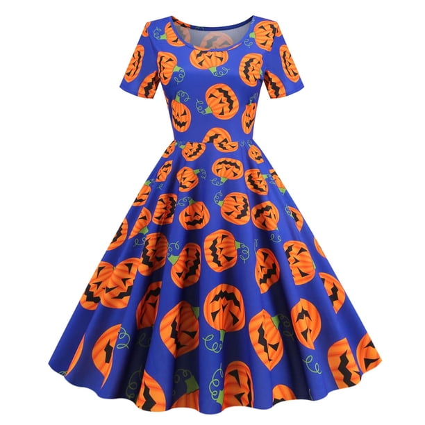 Vestidos Para Mujer , Moda Informal, Manga Corta, Cuello Redondo, Hasta La Rodilla, Vestido Ajustado Estampado Para Mujer Odeerbi ODB145917