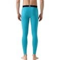 thumbnail image 4 of TANBOM Men's Bamboo Viscose Thermal Pants Comfortable Warm Stylish Elasticity Breathability Green 2XL, 4 of 6