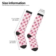 thumbnail image 5 of Haiem Floral Strawberr Socks, Funny Novelty Crazy Design Cotton Socks Sports Socks Knee High Socks For Men, Women,1Pairs - Gift For Working Friends, 5 of 9