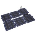 thumbnail image 4 of Cargador plegable del banco de energía solar del teléfono móvil de la prenda impermeable del cargador del panel solar de 30W 12V/5V ETFE, 4 of 8
