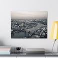 thumbnail image 6 of London Black And White Skyline Canvas Artwork Breathtaking Stunning Cityscape for Home Decor Ready to Hang, 6 of 18