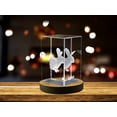 thumbnail image 2 of Lifelike Rabbit | 3D Engraved Crystal, 2 of 6
