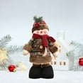 thumbnail image 4 of Ganfancp Papá Noel Muñeco de Nieve Reno Figurita Decoración con Altura Ajustable Decoración de Escritorio de Navidad Ofertas Del Día Sólo En Línea 1 Muñeca, 4 of 6