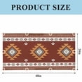 thumbnail image 6 of Southwest Fluorescent Light Covers for Ceiling Lights 4x2 feet,4 Pack Magnetic Light Filters for Classroom,Western Brown Beige Geometric Abstract Art Wooden Fluorescent Light Shade Panel for Office, 6 of 9