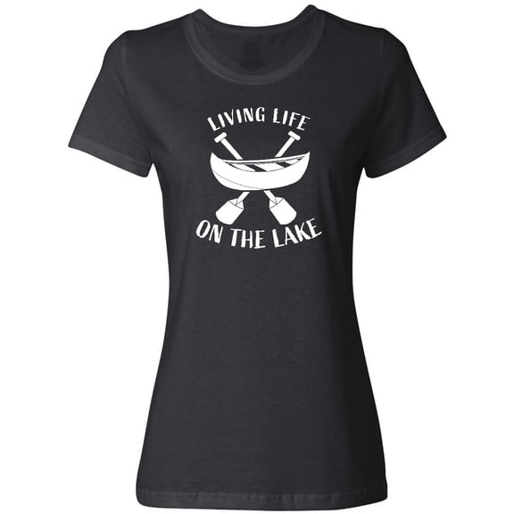 Inktastic Living Life On The Lake Women's T-Shirt