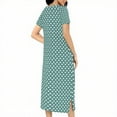 thumbnail image 6 of Fewfanhot Women's Long Robe with Zipper, Knit Cardigan Housecoat, Soft Bathrobe with Pockets, Cozy Full-Length Loungewear Dress, 6 of 7