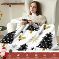 thumbnail image 4 of Christmas Blankets & Throws - Soft Red Throw For Kids/Girls/Boys/Women Birthday Gift Christmas Gift Soft Blanket Winter Blanket Soft Fleece Blankets Christmas Gift Throw Blanket For Couch, 4 of 6