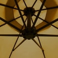 thumbnail image 2 of Sunnyglade 10Ft Outdoor Adjustable Offset Cantilever Hanging Patio Umbrella (Tan), 2 of 7