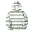 thumbnail image 4 of Ashirexll Girls Hoodies Striped Printed Hooded Pullover with Front Pocket for Big Girls Warm Layer 3-14 Years, 4 of 7