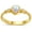 Gold, variant on Luna Moonstone Ring for Women by Ginger Lyne Sterling Silver CZ Ginger Lyne Collection