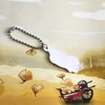 thumbnail image 4 of Llaveros con colgante de dragón 2D de acrílico con cadenas de cuentas para bolso, llavero de coche, accesorios de joyería de animales, QDW586, 4 of 4