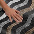 thumbnail image 3 of Addison Rugs Mayfield Premium Machine Washable Transitional Abstract Black Runner Rug, 2'3" x 7'6", 3 of 8