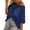 Navy, variant on Women's Cutout Knit Pullover Beach Cover Up Lightweight Sweater Top L Size Brown