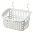 thumbnail image 2 of Plastic Hanging Shower Basket With Hook For Bathroom Kitchen Storage Holder(Large), 2 of 6