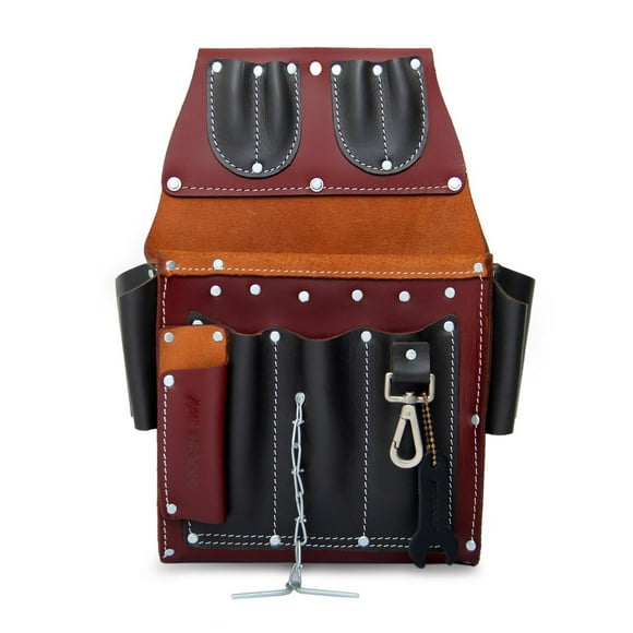 MECHTOOLS LEATHER PRO ELECTRICIANS TOOL BAG