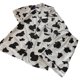 thumbnail image 1 of Conjunto de pijamas de verano, transpirable, agradable para la piel, informal, suelto, lindo, con botones, manga corta, ropa de dormir para el hogar, patrón de vaca lechera M 150-163 cm 35-45 kg, 1 of 8