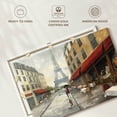 thumbnail image 6 of Elephant Stock Morning In Paris Wall Art - Horizontal Canvas Wall Art - Living Room Wall Decor - Places Canvas - Gray And Brown Decor By Avery Tillmon - 51" x 34", 6 of 8