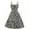 Black, variant on WXLWZYWL Summer Dress 2023 Clearance Women'S Sleeveless Sling V Neck Printing High Waist Retro Dress Black