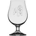 thumbnail image 1 of BOUVIER DES FLANDRES Dog Themed Etched 13.25oz Iona Beer Glass, 1 of 1
