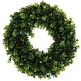 thumbnail image 7 of Pure Garden UV-Resistant 12-inch Plastic Artificial Boxwood Wreath (Green), 7 of 7