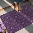 thumbnail image 4 of Purple Sun Moon Triangle Pattern Door Rugs,Washable Non Slip Door Mats Indoor,Decorative Door Mats,Entry Mat Indoor for Entrance,Bedroom,Kitchen,Bathroom,20"x32", 4 of 6