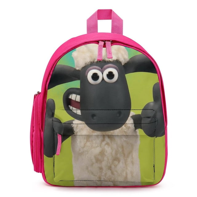 Shaun, el Cordero Mochila Escolar para Niños y Niñas, Mochila Infantil Ligera de Alta Calidad, Grande y Duradera ROSA