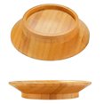 thumbnail image 4 of 2/4/6 Uds. Platos de cristal para aperitivos, cubiertas de copa de vino de bambú, madera, 4 of 8