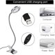 thumbnail image 4 of Luz portátil de doble propósito para trabajos de precisión de lectura, lupa con luz que proporciona un área de iluminación más grande, cuello de cisne de metal flexible que se ajusta sin esfuerzo, 4 of 8