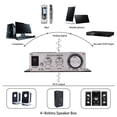 thumbnail image 3 of Qiilu Mini 2 Channel HiFi Stereo Auto Car Audio Power Amplifier Digital Amp, car stereo amplifier, mini stereo amplifier, 3 of 6