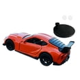 thumbnail image 4 of Modelo de coche consola central decoración 1:64 hogar oficina escritorio dinámico universal automático Naranja, 4 of 9