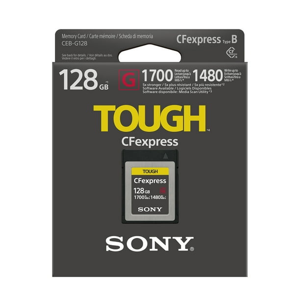 SONY CFexpress Type B 128GB Sony CFexpress Type B Tough Memory Card