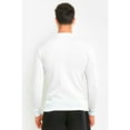 thumbnail image 2 of Men's Classic Waffle-Knit Heavy Thermal Top L, White, 2 of 2