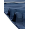thumbnail image 5 of DARING DIVA Women's Satin Button Down Short Sleeve Long Pants Pajama Set S Navy Blue, 5 of 5