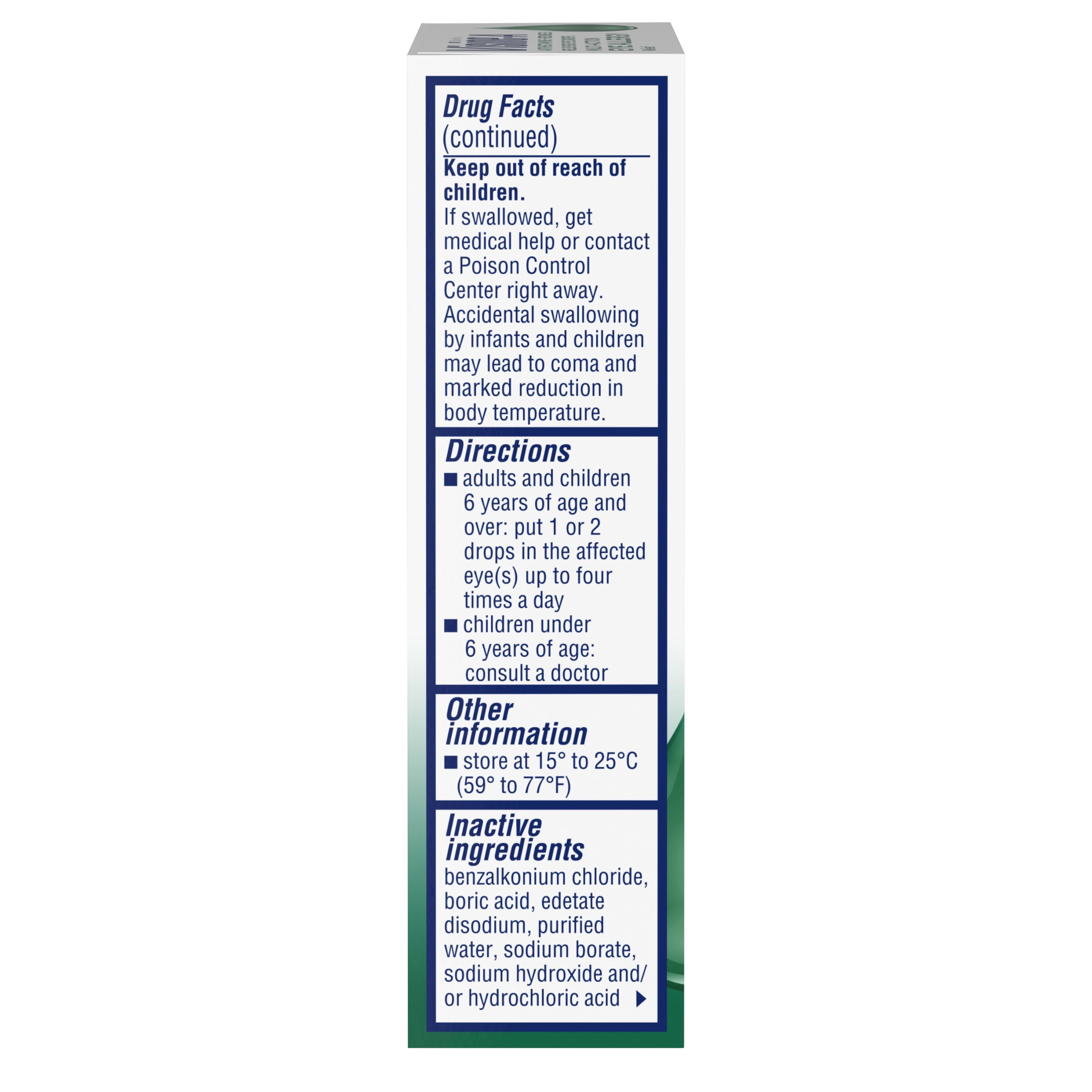 Visine-A Antihistamine + Red Eye Allergy Relief Eye Drops, 0.5 fl. oz