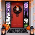 thumbnail image 5 of RKSTN Décorations d'Halloween Couplet de Fête Rideau de Porte Carnaval Disposition de Fête Couplet Photo, 5 of 5