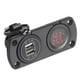 thumbnail image 1 of Cargador GPS Temperatura Voltímetro Cargador Coche Dual USB 12V Toma de Corriente Encendedor de Cigarros SocketBlue ANGGREK Otros, 1 of 8