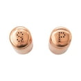 thumbnail image 4 of Creative Co-Op Hammered Stainless Steel Salt & Pepper Shakers, Copper Finish, Set of 2, 4 of 4