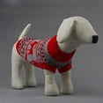 thumbnail image 2 of Pet Classic Knitted Sweater, Autumn Winter Warm Dogs Costume, Christmas Elk Pattern Sweaters for Small and Medium Dogs, 2 of 5