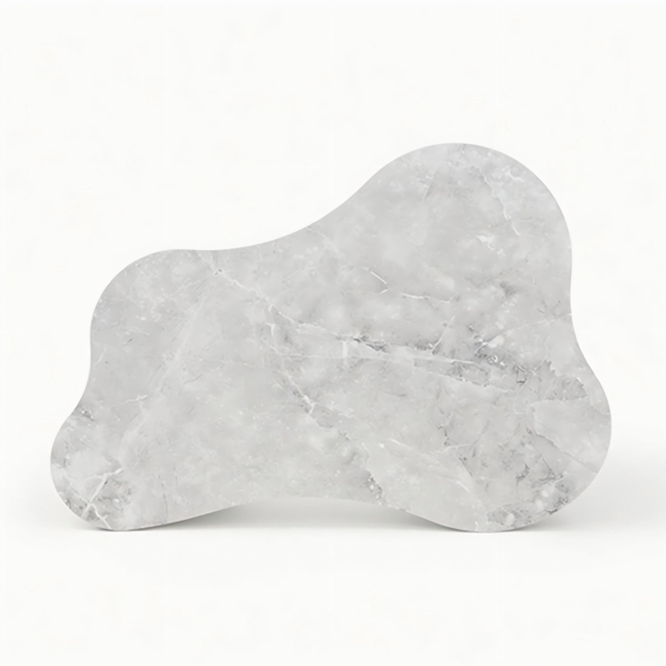 Christopher Knight Home Organic Shape Coffee Table with Marble-Look Top and Cylindrical Base