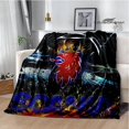 thumbnail image 2 of Lightweight Rectangle Flannel Picnic Blanket with 3D Print for Indoor Outdoor, 2 of 9