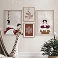 thumbnail image 3 of Pintura en lienzo de Papá Noel para decoración de sala de estar, póster impreso, divertido, Navidad, feliz felicitación, bebida de vacaciones, arte de pared, 2024, 3 of 4