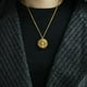 thumbnail image 3 of You Are My Sunshine - Collar de girasol con medallón abierto, joyería bohemia, regalos de amistad (oro) brillar Electrónica, 3 of 4